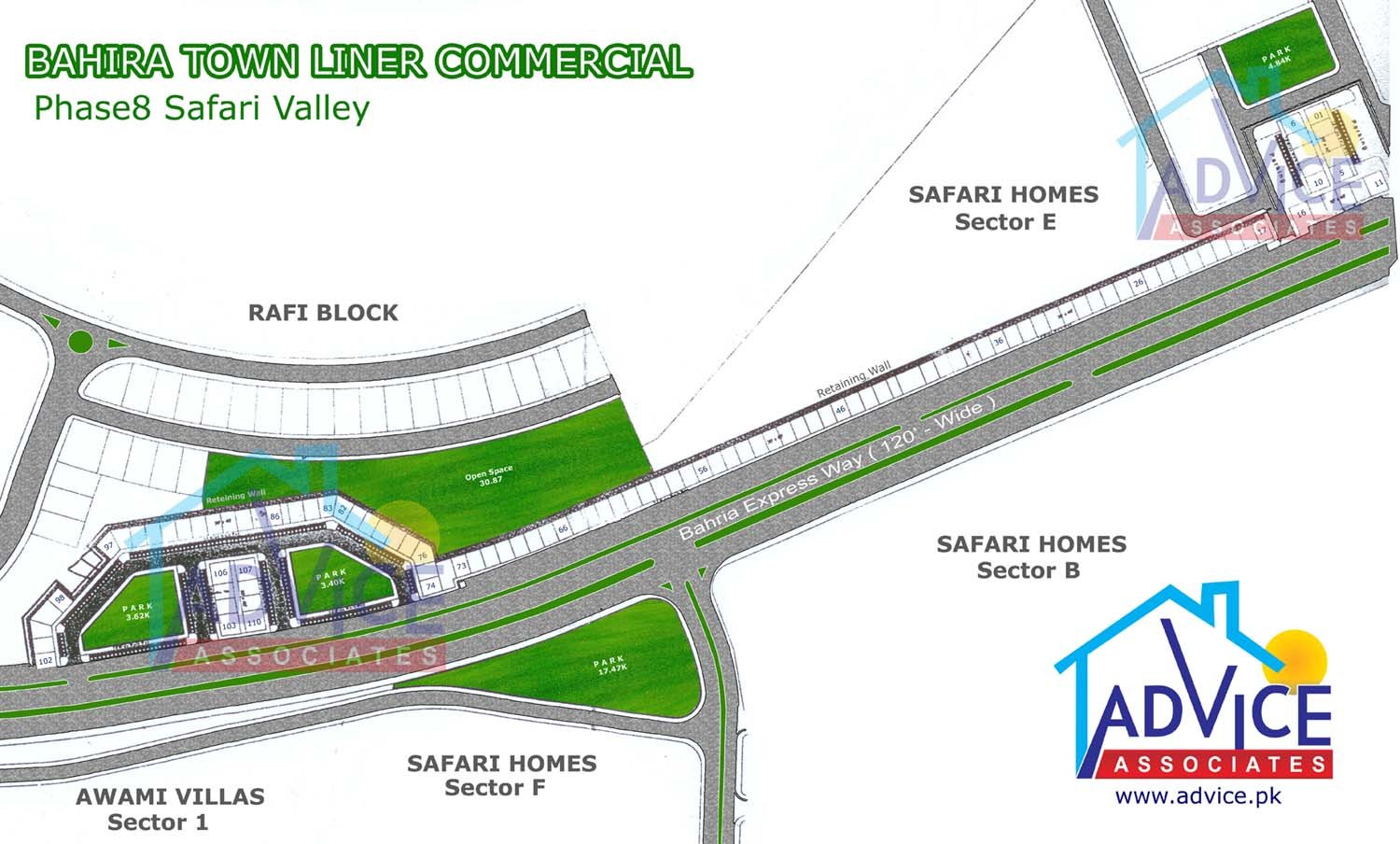 Liner commercial Bahria town